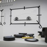 Hier darf geklebt und sich kreativ ausgelebt werden.