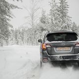 Der Outback von Subaru im Einsatz.