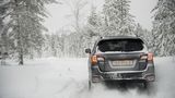 Der Outback von Subaru im Einsatz.