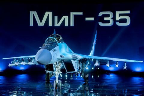Der Jet wurde in Gegenwart von Präsident Putin vorgestellt.  
