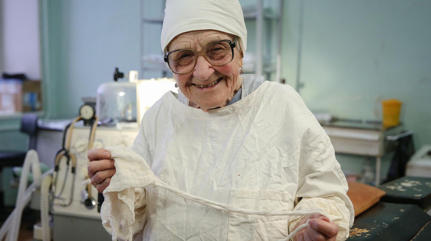 Alla Ilyinichna Levushkina will arbeiten, solange es eben geht.