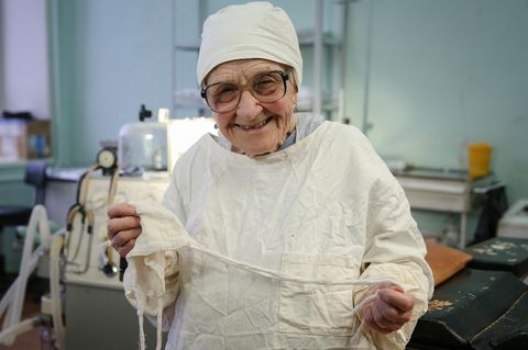 Alla Ilyinichna Levushkina will arbeiten, solange es eben geht.