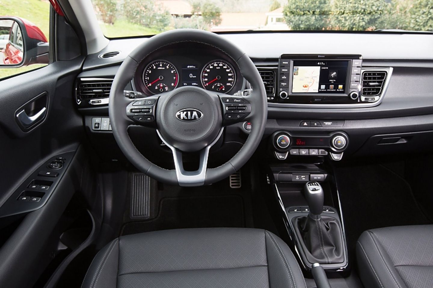 Kia Rio 1.0 T-GDI - mit einem übersichtlichen Armaturenbrett
