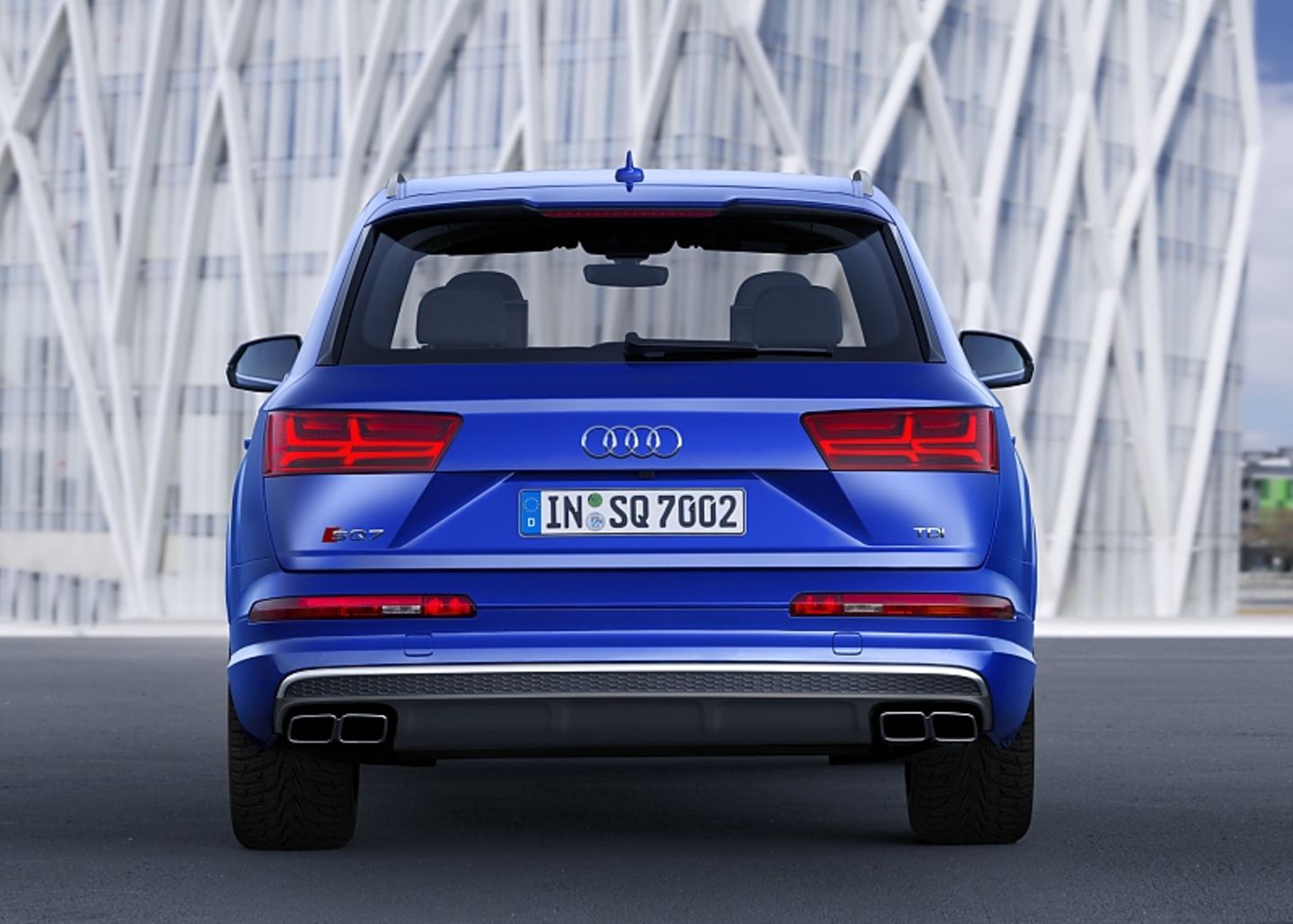 Audi S Q7 - unspektakuläres Heck