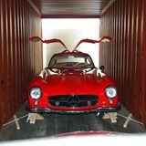 Sitzt, passt, wackelt (nicht) und hat Luft. Dieser Mercedes 300 SL kostet rund eine Million Euro.