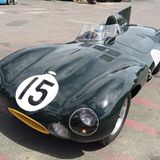 60 Jahre alt und noch immer bildschön: ein Jaguar D-Type bei WCS.