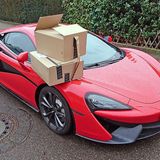 Als Einkaufswagen bietet er sich nicht gerade an.