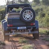 Mercedes Maybach G 650 Landaulet - das aufgesetzte Ersatzrad ist Geschmacksache