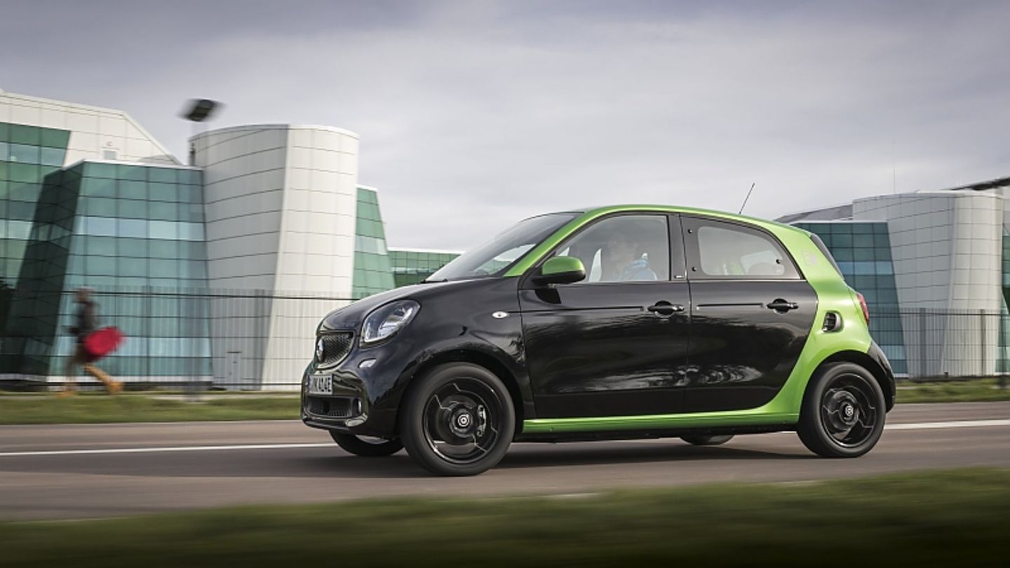 Smart Forfour Electric Drive - 3,50 Meter lang