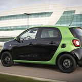 Smart Forfour Electric Drive - bei 130 km/h ist Schluss