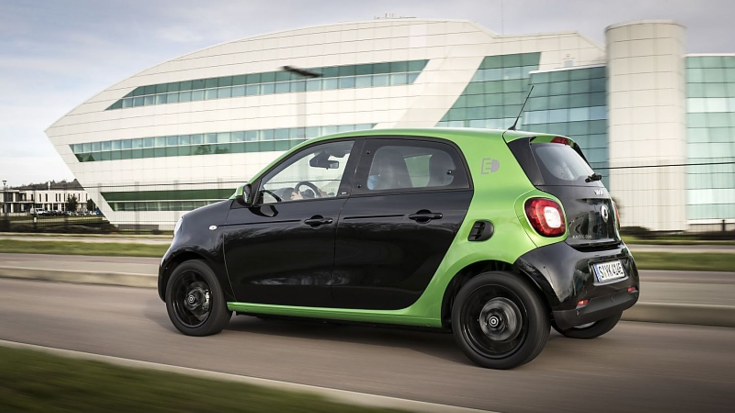 Smart Forfour Electric Drive - bei 130 km/h ist Schluss