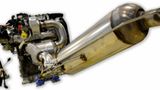 HDI-Blue-Abgasstrang mit SCR-Katalysator vor dem Partikelfilter