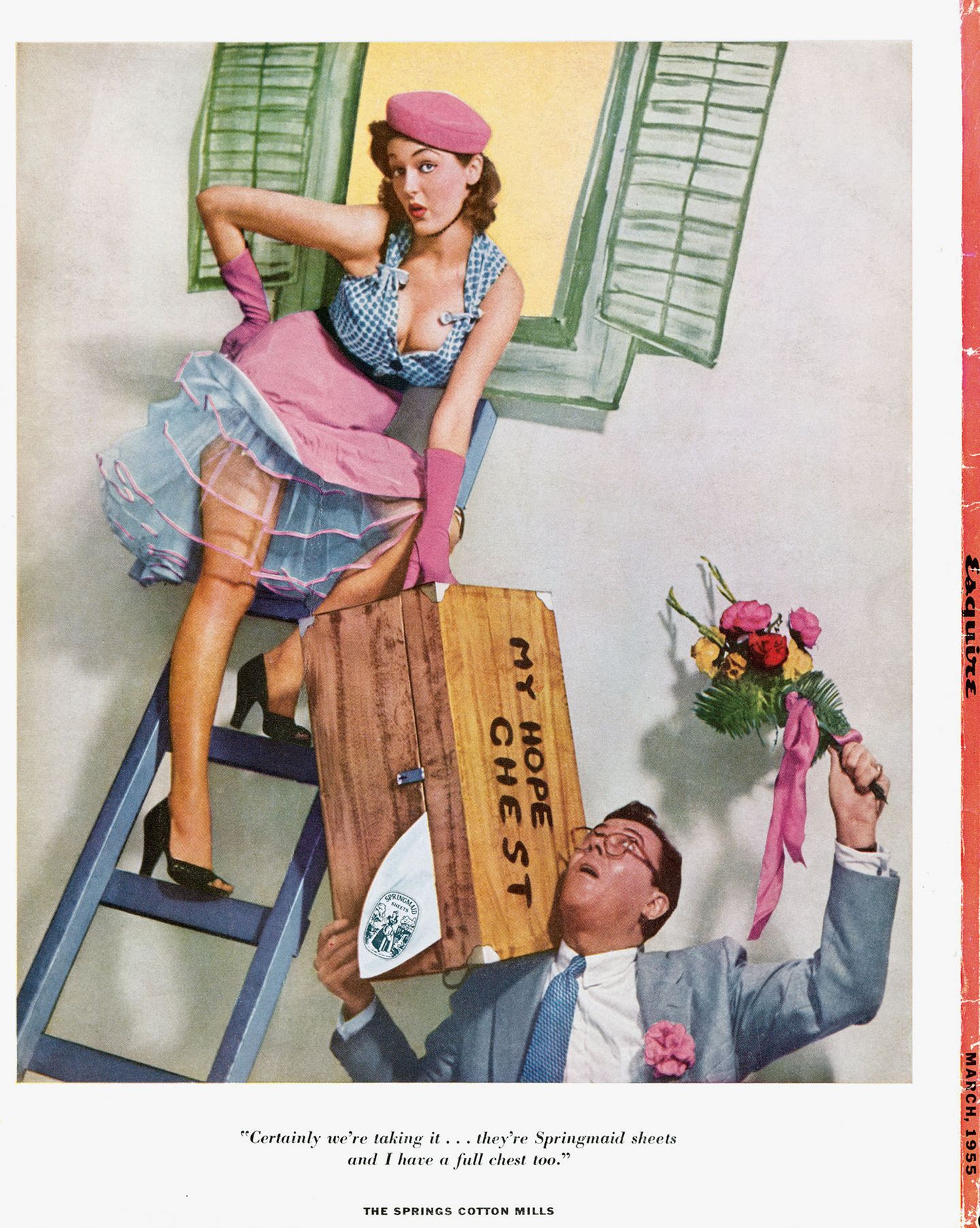 Werbung Springmaid, 1955