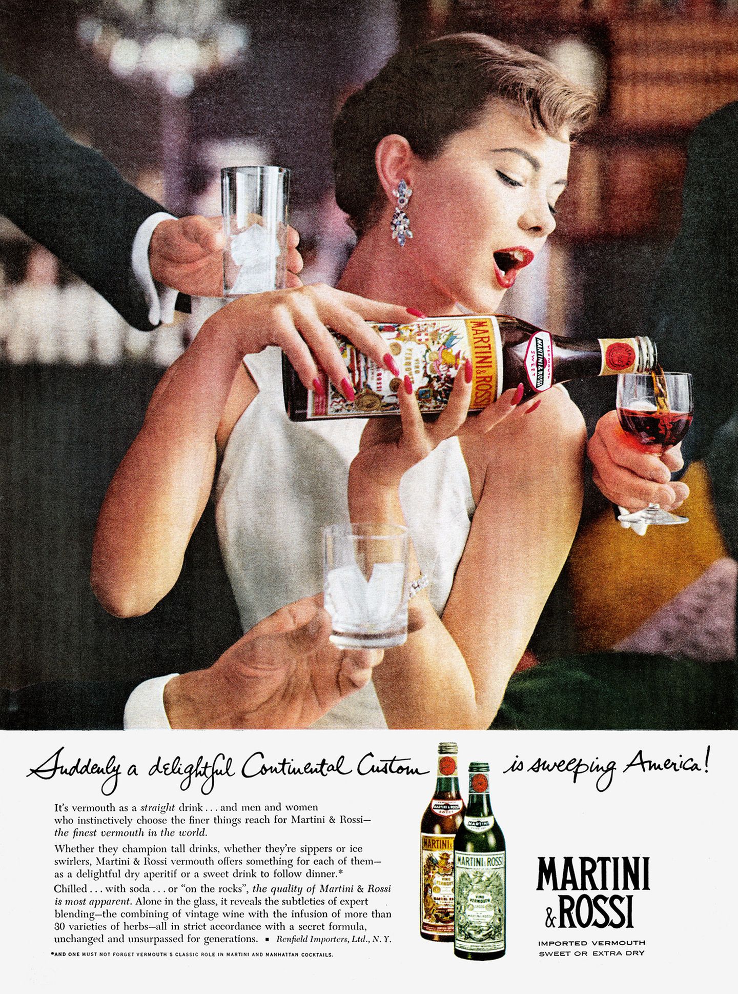 Werbung Martini & Rossi 1958