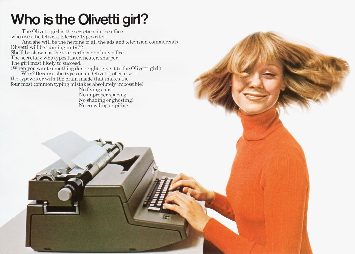 Werbung Olivetti 1972