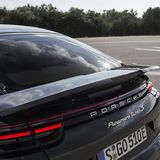 Der Heckspoiler hilft beim Abtrieb