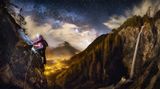 Sternbilder - Die Alpen bei Nacht