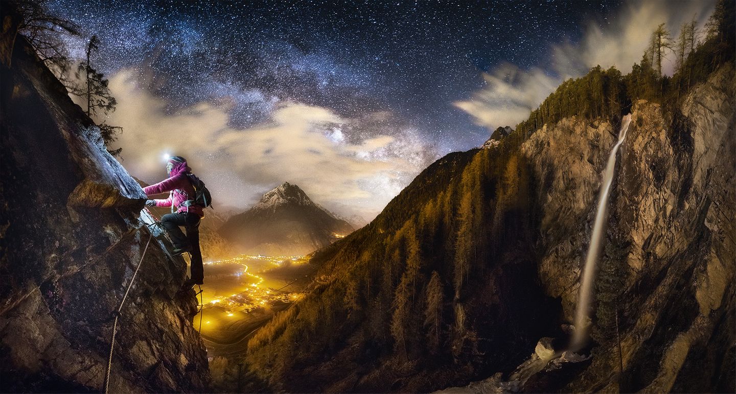 Sternbilder - Die Alpen bei Nacht Sternbilder - Die Alpen bei Nacht