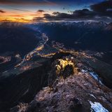 Sternbilder - Die Alpen bei Nacht