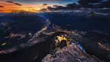 Sternbilder - Die Alpen bei Nacht