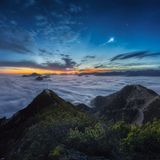Sternbilder - Die Alpen bei Nacht