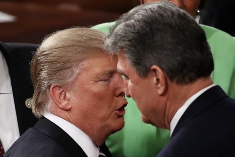 Joe Manchin und Donald Trump
