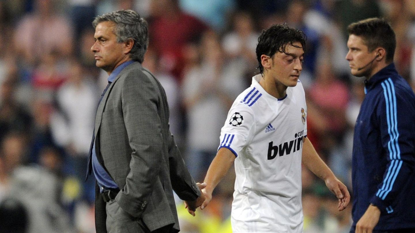Mesut Özil und José Mourinho