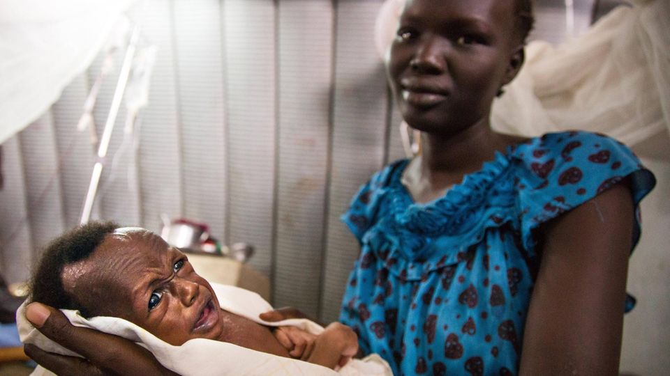 Der kleine Both Tebg im UN-Lager der Hauptstadt Juba