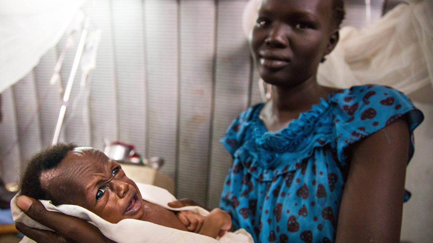 Der kleine Both Tebg im UN-Lager der Hauptstadt Juba