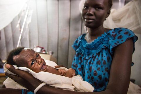 Der kleine Both Tebg im UN-Lager der Hauptstadt Juba