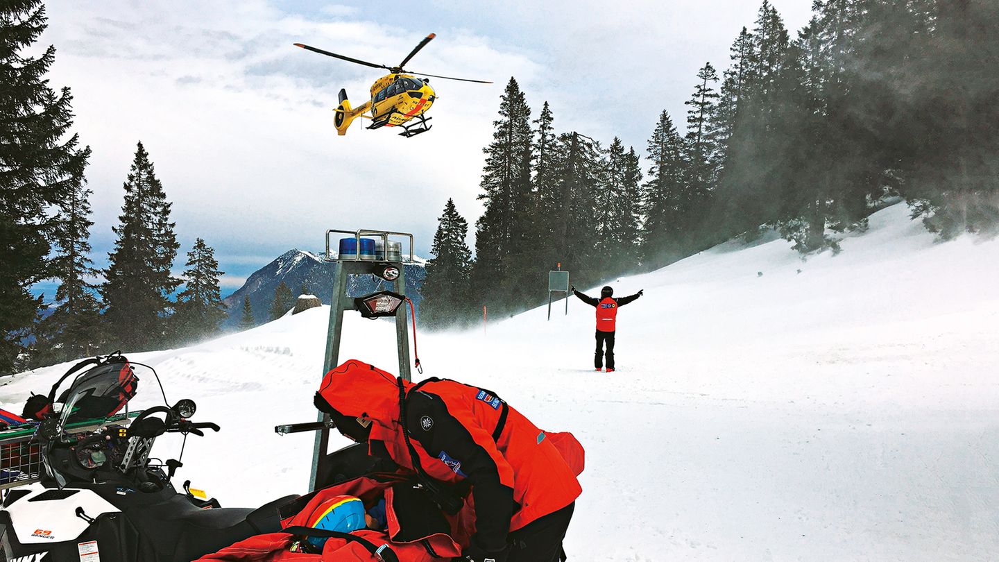 Alarm auf der Piste