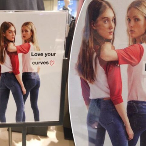 Das Werbeplakat von Zara, das kurvige Frauen ansprechen soll