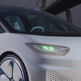 VW I.D. Prototyp - die LED-Augen kommunizieren
