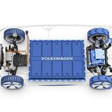 Die Bodenplatte des VW I.D. Prototyp