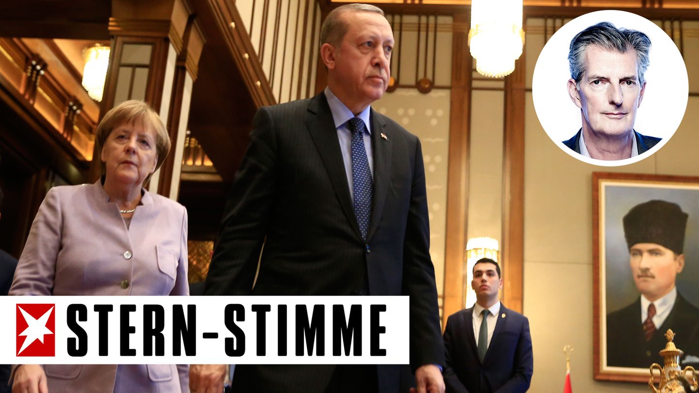 Angela Merkel und Recep Tayyip Erdogan in der Türkei - stern-Stimme von Andreas Petzold