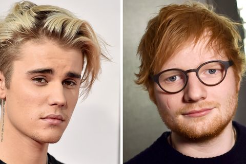 Ed Sheeran und Justin Bieber