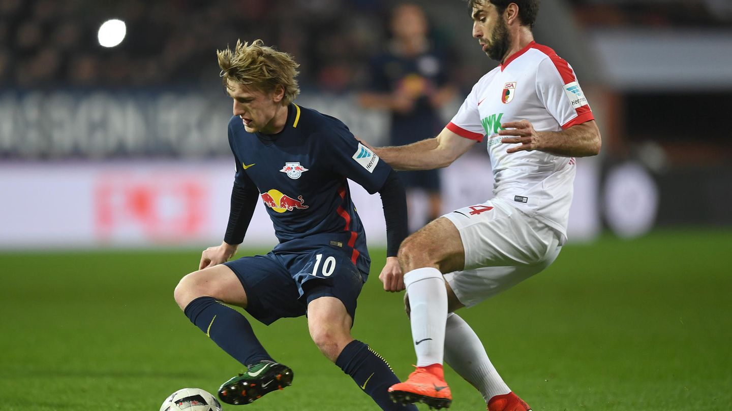 In der Bundesliga haben sich RB Leipzig und der FC Augbsurg unentschieden getrennt