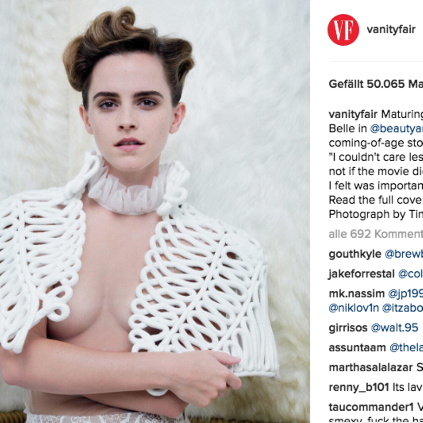 Watson emma nackt von bilder Emma Watson