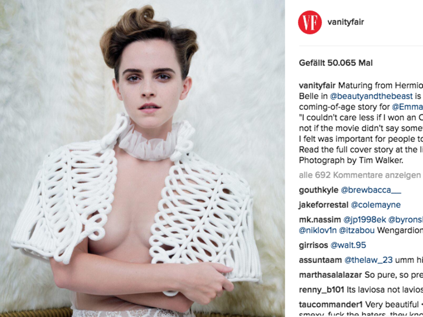 Emma Watson: Was haben meine Titten damit zu tun? | STERN.de