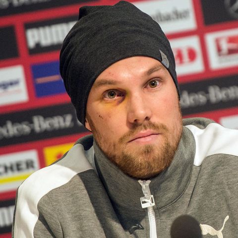 Ex-BVB-Profi Kevin Großkreutz bei seinem tränenreichen Abschied vom VfB Stuttgart