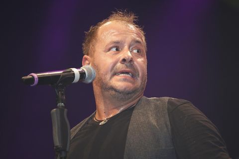 Willi Herren auf der Bühne