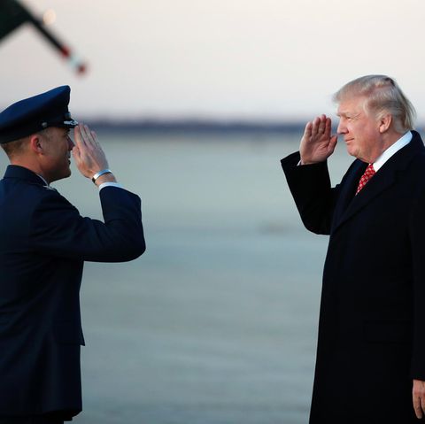 Donald Trump kehrt aus Florida zurück