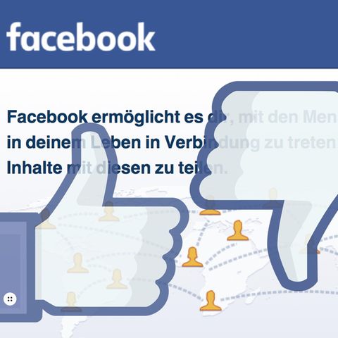 Like- und Dislike-Buttons bei Facebook