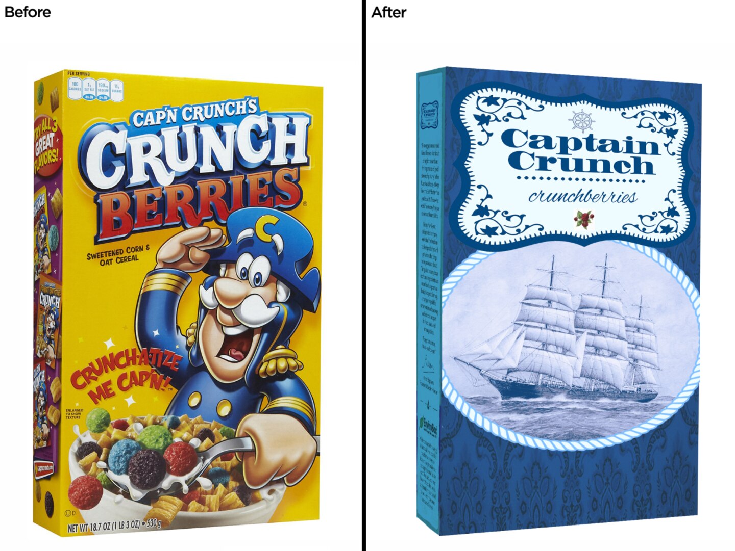 Links für Kinder, rechts für Hipster