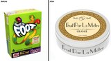 Neu verpackt, könnten die "Fruit by the foot" auch in Paris in einem Schaufenster liegen