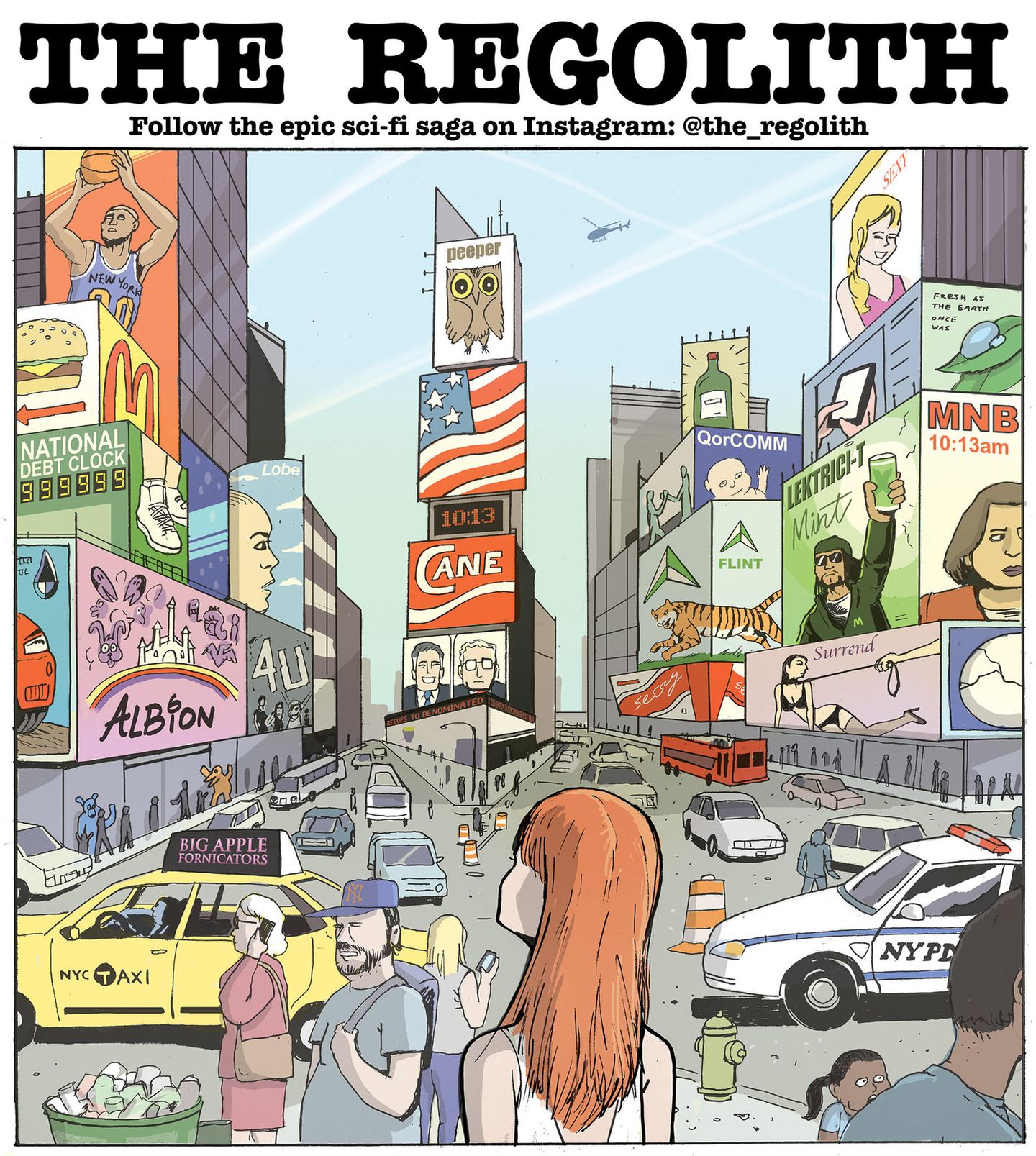Das neueste Projekt von Dan Meth: "The Regolith" - ein Graphic Novel    http://www.instagram.com/the_regolith