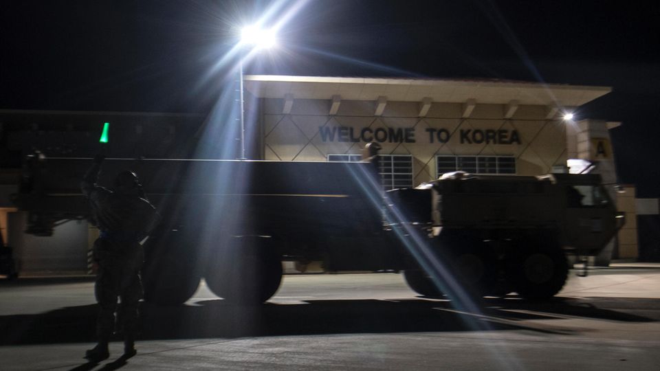 Das US-Militär hat bereits die ersten Einheiten eines Raketenabwehrsystems in Südkorea stationiert