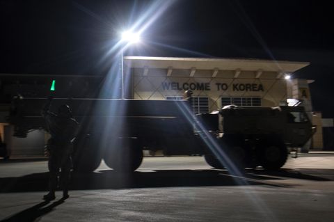 Das US-Militär hat bereits die ersten Einheiten eines Raketenabwehrsystems in Südkorea stationiert