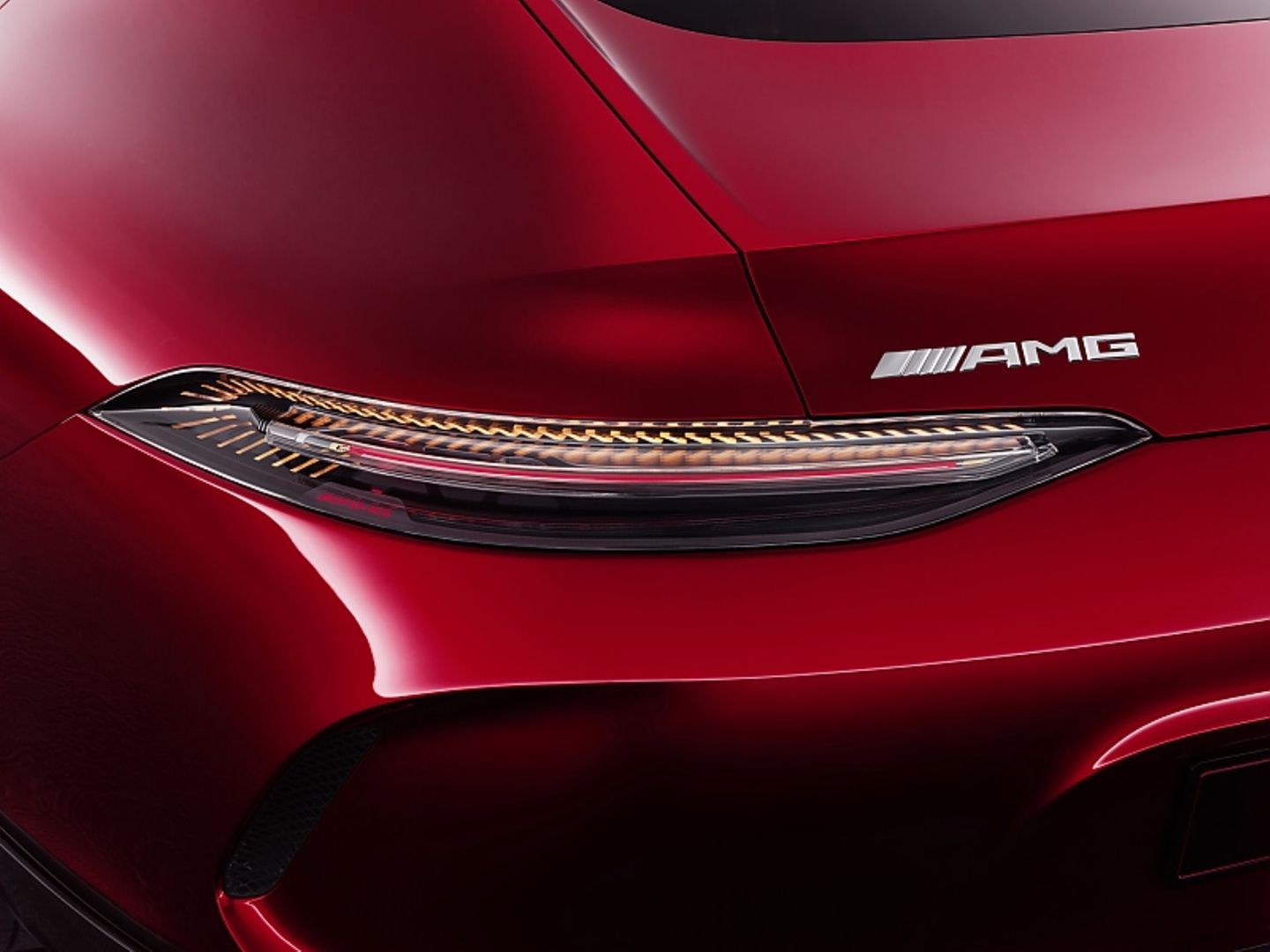 Mercedes AMG GT Concept - schmale LED-Rücklichter