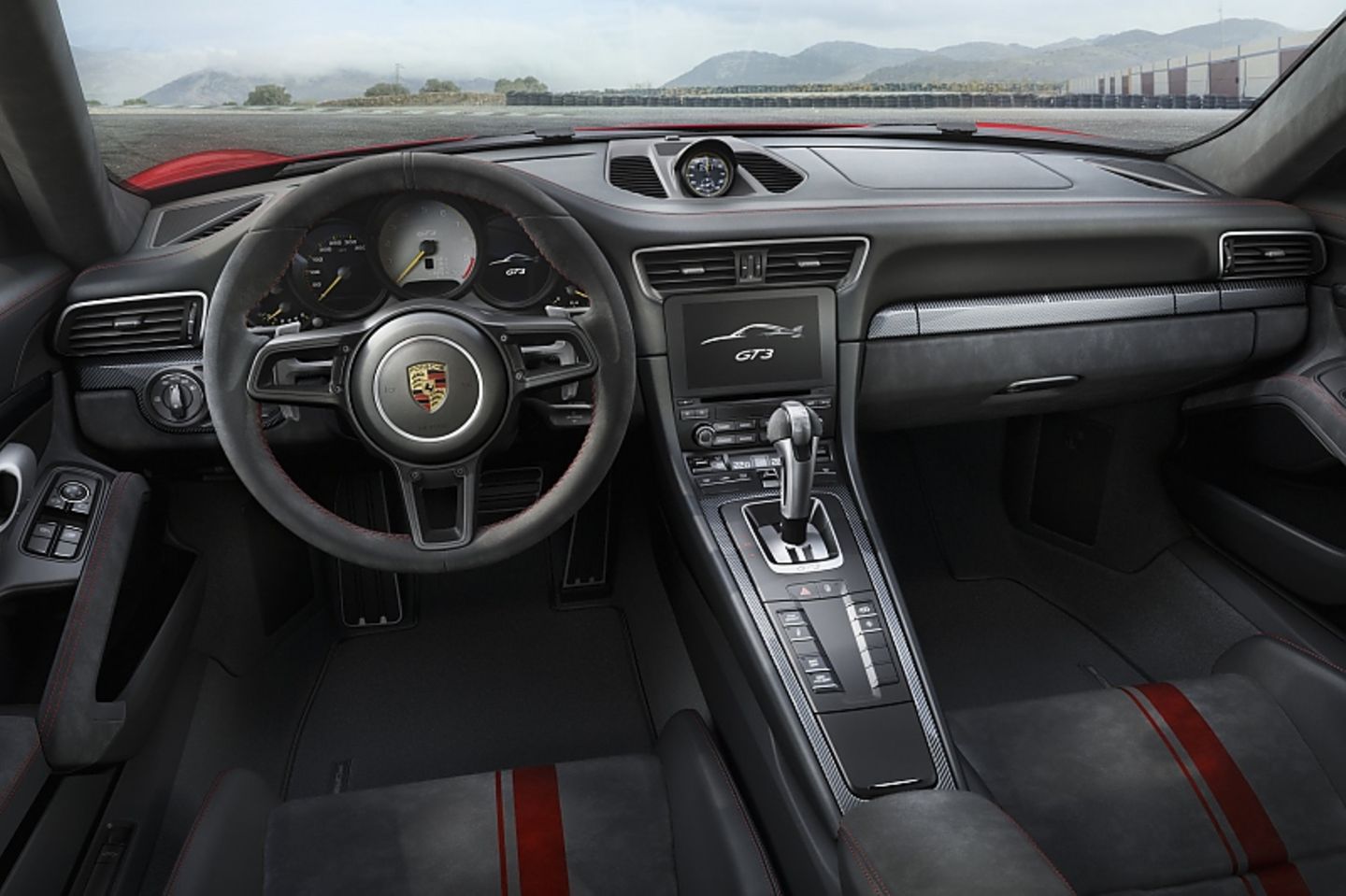 Das Cockpit des Porsche 911 GT3